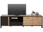 TV-Element Hayato in Schwarz/Artisan Eiche