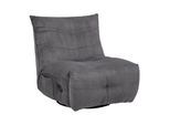 Sessel Alura Dunkelgrau Cord Drehbar
