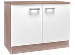 Spülenunterschrank Lexa Weiss/Eiche