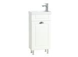 Waschtisch VCM "2-tlg Gäste WC Waschplatz Bad Waschtisch Casalo", weiß, B:41cm T:22cm, Waschtische, Waschtisch