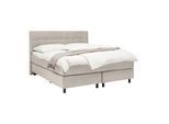 Boxspringbett Primo Taupe ca. 160x200cm