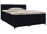 Boxspringbett Bari in Schwarz ca. 160x200cm