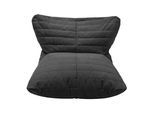 Sitzsack Marta Dunkelgrau Webstoff