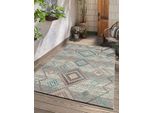 Teppich THE CARPET "Palma", beige (creme), B:80cm H:4mm L:150cm, Polypropylen, Teppiche, Teppich, Outdoor moderner robuster In und Outdoor Teppich
