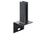 Pfostenträger ALBERTS, grau, B:8,5cm, Stahl, Bodenanker, für Zaunpfosten 60x40 mm auf L-Randsteinen, Platte 94x100 mm