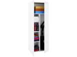 Mehrzweckschrank VCM "Holz Besenschrank Staubsauger Putzschrank Vandol", weiß, B:70cm T:40cm, Obermaterial: 100% Holz Wood., Schränke, Mehrzweckschrank