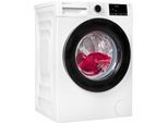BAUKNECHT Waschmaschine "B WM 8A7 BS", Energieeffizienz: A (A-G), weiß, B:60cm H:84,5cm T:55cm, Waschmaschinen, Adaptive Wash – Intelligente Anpassung für perfekte Waschergebnisse