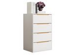 Kommode VCM "Sideboard Kommode Nachttisch Schublade Malira XL", braun (weiß, honig, eiche), B:65cm T:48cm, Sideboards, Kommode