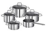 Topf-Set SCHULTE-UFER "Wega", silber (silberfarben), Töpfe, Induktion