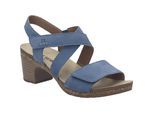 Sandale JOSEF SEIBEL "Grace 07, slate blue", Damen, Gr. 38, blau (slate blau), Obermaterial: 100% Rindsleder Leather cow., Schuhe Sandale