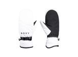 Snowboardhandschuhe ROXY "ROXY Jetty", Damen, Gr. S, weiß, Kunstfaser, Handschuhe