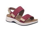 Sandale JOSEF SEIBEL "Estelle 04, pink-kombi", Damen, Gr. 40, pink (pink, kombi), Obermaterial: 100% Rindsleder Leather cow., Schuhe Sandale