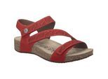 Sandale JOSEF SEIBEL "Tonga 78, rot", Damen, Gr. 40, rot, Obermaterial: 100% Rindsleder Leather cow., Schuhe Sandale