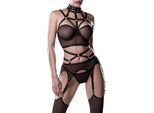 Harness-Set aus Mesh, 4 Teile