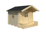 Spielhaus PALMAKO "Stina 3,1 m2", beige (natur), Spielhäuser, KinderB:222cm H:193cm T:260cm, Holzwerkstoff, Spielhaus, mit Terrasse, B:222cm H:193cm T:260cm