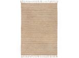 Jute-Teppich uni Beige 200 x 290 cm - CONWY Kadima Design