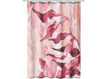 Duschvorhang KLEINE WOLKE "Blaze", bunt (multicolor), B:180cm H:200cm, Polyester, Duschvorhänge