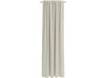 Vorhang NEUTEX FOR YOU "Linessa", beige, B:137cm H:250cm, Jacquard, Polyester, Gardinen, Vorhang, Schal mit verdeckten Schlaufen, Breite 137 cm, nach Maß