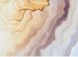 Fototapete LIVING WALLS "Designwalls Marble Waves", bunt (orange, grau, violett), B:3,5m L:2,55m, Vlies, Tapeten, Vlies, Wand, Schräge, Decke