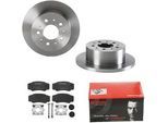 BREMBO Bremsensatz, Scheibenbremse 1420-55474 hinten rechts links voll 280mm für PEUGEOT FIAT CITROËN 1607880480 71770939 4249G4