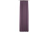 Vorhang ADAM "Uni Collection", lila (aubergine), B:142cm H:325cm, Baumwolle (Bio-Baumwolle), Gardinen, aus 100% Bio-Baumwolle, Vorhang nach Wunschmaß