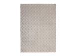 Teppich KAYOOM "Royal Glow 825", grau, B:200cm H:30mm L:290cm, Polyester, Teppiche, Teppich, Auch in rund, Hochflor, Modernes Muster, Vegan