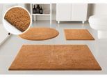Badematte OTTO HOME "Selenne", terrakotta, H:20mm, Baumwolle, Badematten, Badematte, Badteppich, getuftet, modern, Uni, antirutsch, flauschig, Baumwolle