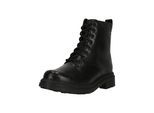 Stiefel CLARKS "Orinoco3", Damen, Gr. 42, schwarz, Leder, Schuhe Stiefel, mit wasserdichtem Leder