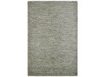 Wollteppich KAYOOM "Bombay 344", taupe, B:160cm H:9mm L:230cm, Wolle, Teppiche, Handweb, Einzelstück, aus Wolle, Wohnzimmer