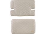 Sitzverkleinerer ROBA "Greyish gesteppt", beige (grauish), B:42cm T:28cm, Polyester, Kinder-Sitzauflagen, passend zu den Hochstühlen 'Nature Up'