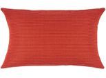 Dekokissen PAD "LAMONTE", rot (apricot), B:60cm L:40cm, Obermaterial: 100% Baumwolle, Dekokissen_Sitzkissen_Kissenhüllen, Made in Europe, Kissenhülle ohne Füllung, 1 Stück