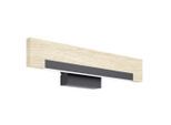 Eglo , Braun, Schwarz, Weiß , Holz, Metall, Kunststoff , 10.5x7.5x44 cm ,