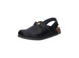 Pantolette BIRKENSTOCK "Tokio ESD", Damen, Gr. 41, schwarz, Obermaterial: 100% Rindsleder Leather cow., Schuhe Pantolette