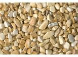 Fototapete ARCHITECTS PAPER "Pebble Stone Beige", beige (beige, creme, gelb), B:4m L:2,7m, Vlies, Tapeten, Vlies, Wand, Schräge