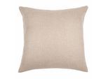 Dekokissen PAD "COLETTE", natural, unifarben, B:60cm L:60cm, Leinen, Dekokissen_Sitzkissen_Kissenhüllen, Made in Europe