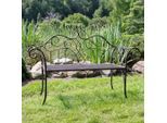 Möbelix , Rostfarben , Metall , 143x92.5x51 cm , Gartenmöbel, Gartenbänke