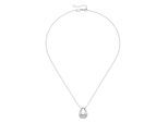 Kette mit Anhänger "Anhänger mit weißen Zirkonia, Silber 925", silber, GIORGIO MARTELLO MILANO, Halsketten, Damen, 45cm, Silber 925 (Sterlingsilber)
