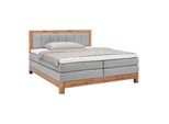 Boxspringbett Carolina Eiche/Grau ca. 160x200cm