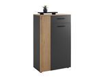 Schuhschrank Cadix Anthrazit/Eichefarben