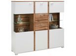 Highboard Alamo in Eichefarben