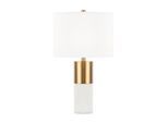 Tischleuchte Bianco Messingfarben max. 60 Watt