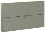 Hängeschuhschrank Ameca Taupe/Eichefarben