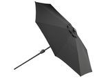 Sonnenschirm Sabal m. LED ca. 270x241 cm Schwarz Solar