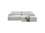 Ecksofa Fabiona Rechts Beige
