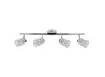 Möbelix , Chromfarben, Transparent , Metall, Glas , 8x17x74 cm , RoHS, Europäischer Sicherheitsstandard , einfach zu transportieren ,