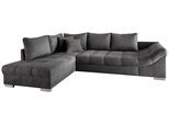 Wohnlandschaft Alvito Anthrazit Nylon/Mikrofaser