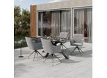 Gartentisch Bari Anthrazit ca. 200x100x75cm