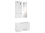 Wandgarderobe "Jana", weiss