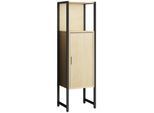Midischrank Edino ca. 33x114 cm Eiche/Schwarz