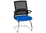 Besucherstuhl Inventor V Blau/Schwarz